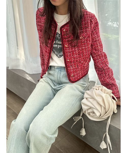 LILY BROWN（リリーブラウン） ジャケット ノーカラージャケット