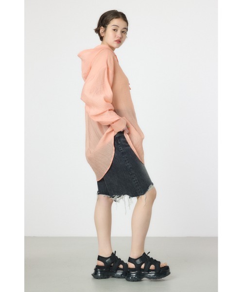 「RODEO CROWNS WIDE BOWL」 フラットサンダル SMALL グレー レディース_画像6