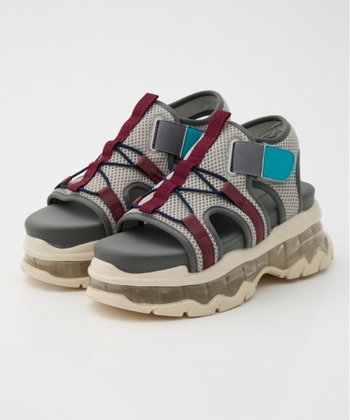 「RODEO CROWNS WIDE BOWL」 フラットサンダル SMALL グレー レディース_画像7