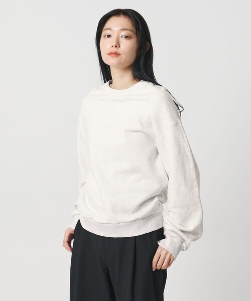 UNITED ARROWS ユナイテッドアローズ スウェット M 白 【古着】【中古】【送料無料】 中古・古着通販】UNITED ARROWS (ユナイテッドアローズ) 薄手ニット