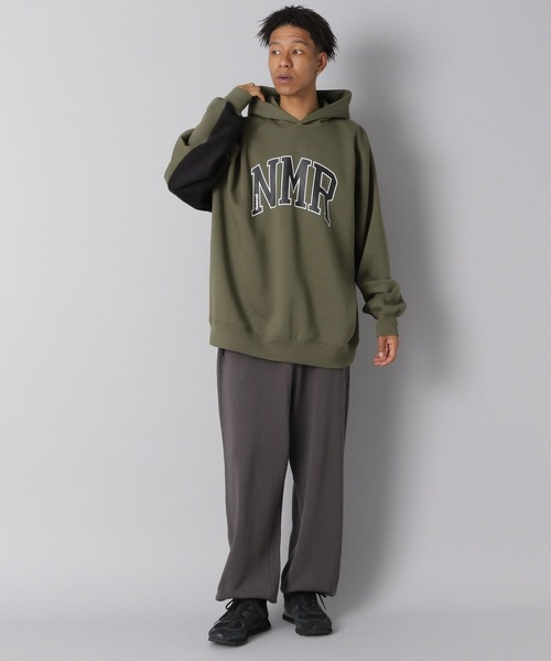 「NUMERALS」 プルオーバーパーカー LARGE ホワイト メンズ_画像10