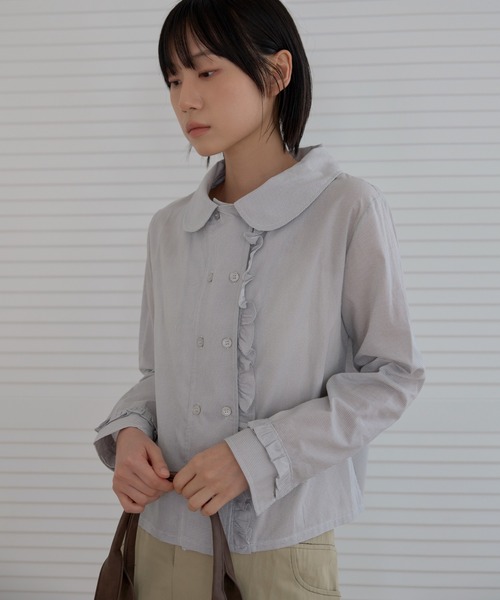 UNE MANSION（ユヌマンション） ブラウス シャツ 「2026SS新作アイテム
