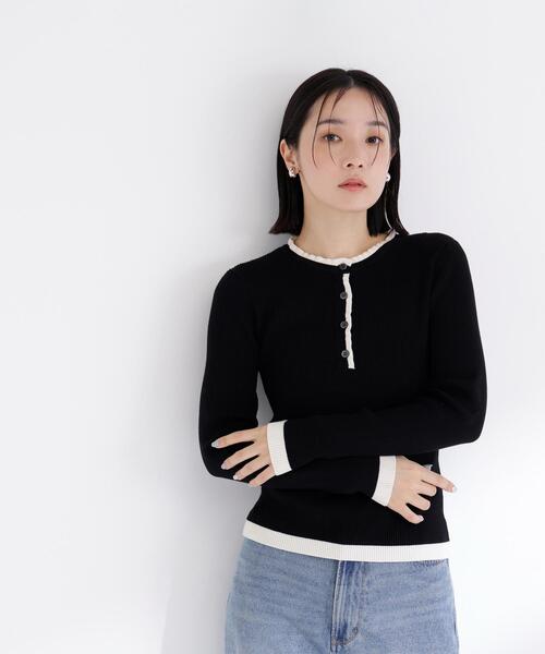 NATURAL BEAUTY BASIC  ファインタッチヘアリーニット NATURAL BEAUTY BASIC ファインタッチヘアリーニット 【公式通販】