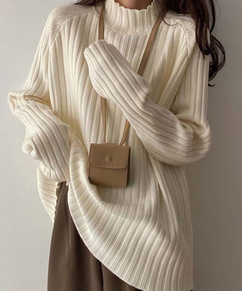 「Ulysses」 「Doula Doula」長袖ニット F ボルドー レディース_画像2