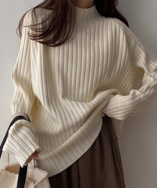 「Ulysses」 「Doula Doula」長袖ニット F ボルドー レディース_画像3