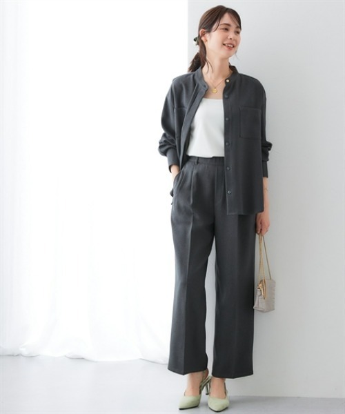 「7days Life Styling」 長袖ブラウス 3L チャコール レディース_画像5