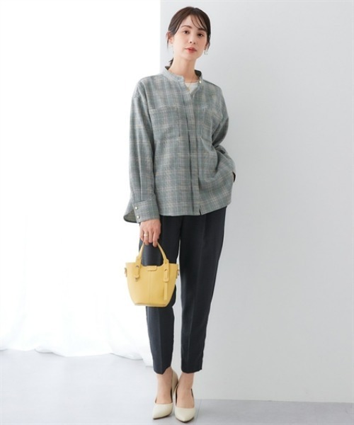 「7days Life Styling」 長袖ブラウス 3L チャコール レディース_画像7