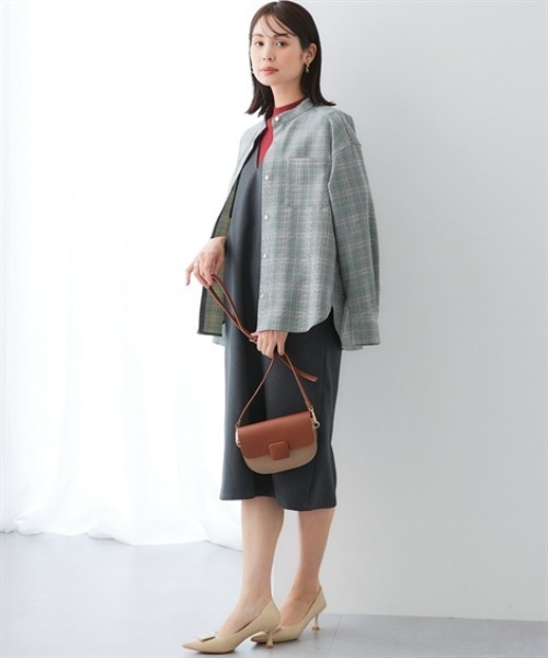 「7days Life Styling」 長袖ブラウス 3L チャコール レディース_画像8