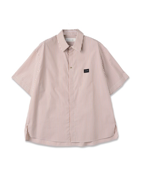 CULLNI（クルニ） シャツ High Count Broad Embroidery Patch Short