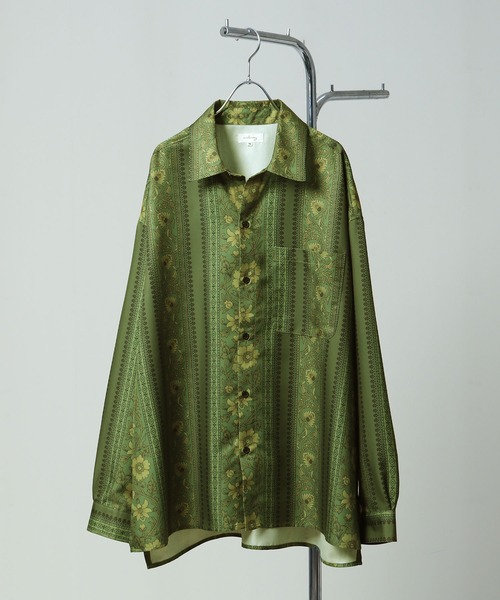 「Nilway」 長袖シャツ LARGE ホワイト メンズ_画像9