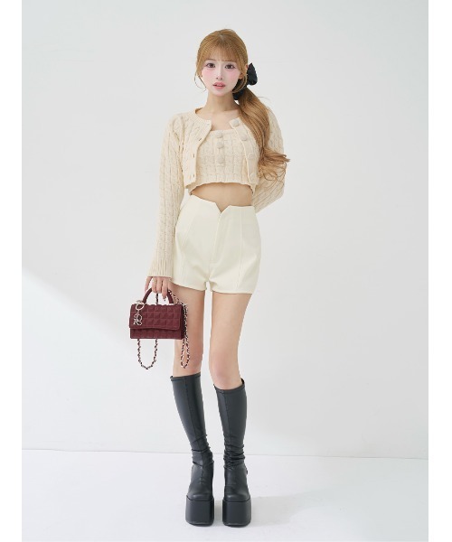 Darich（ダーリッチ） パンツ サイドアップショートパンツ レディース