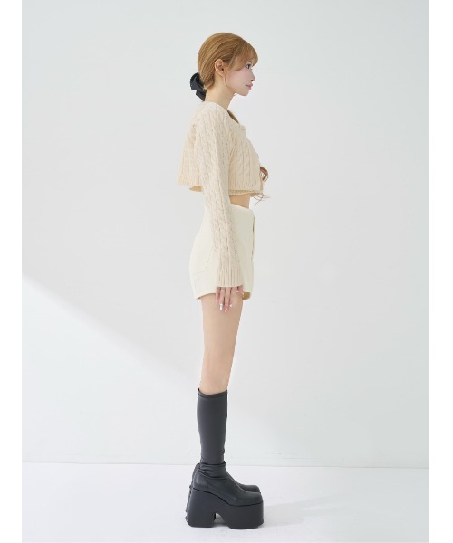 Darich（ダーリッチ） パンツ サイドアップショートパンツ レディース
