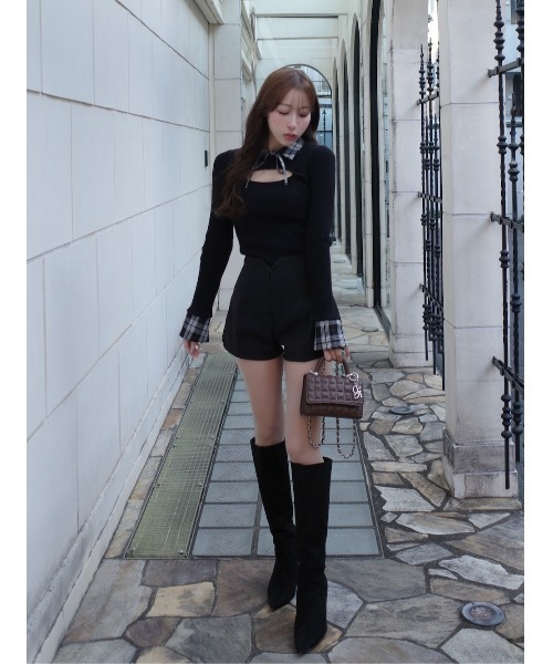 Darich（ダーリッチ） パンツ サイドアップショートパンツ レディース
