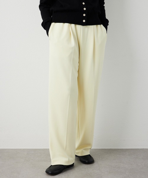 パンツ カットジョーゼットパンツ レディースの画像