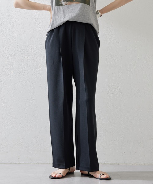 パンツ カットジョーゼットパンツ レディースの画像