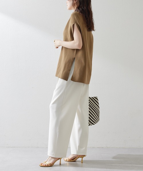Whim Gazette（ウィム ガゼット） パンツ カットジョーゼットパンツ