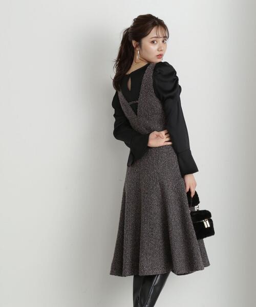 「PROPORTION BODY DRESSING」 ノースリーブワンピース X-SMALL ブラック レディース_画像2