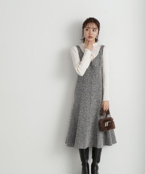 「PROPORTION BODY DRESSING」 ノースリーブワンピース X-SMALL ブラック レディース_画像3