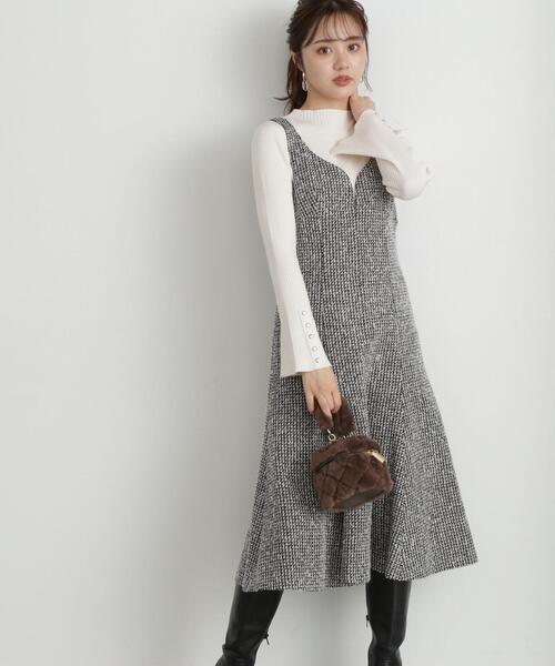 「PROPORTION BODY DRESSING」 ノースリーブワンピース X-SMALL ブラック レディース_画像6