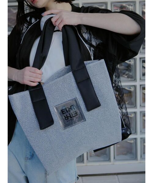 トートバッグ PVC LOGO GLITTER TOTE BAG レディース : ZOZOTOWN Yahoo