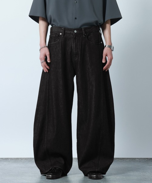 RAGEBLUE（レイジブルー） ワイドパンツ ジーンズ Super Buggy Denim