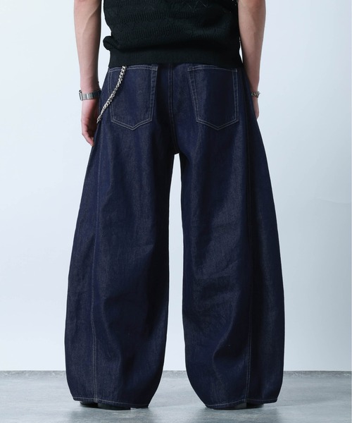 RAGEBLUE（レイジブルー） ワイドパンツ ジーンズ Super Buggy Denim