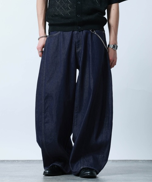RAGEBLUE（レイジブルー） ワイドパンツ ジーンズ メンズ : ZOZOTOWN