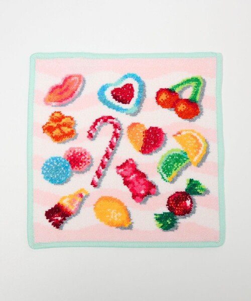 feiler（フェイラー） ハンカチ 「別注」「FEILER」CANDIES ハンカチ