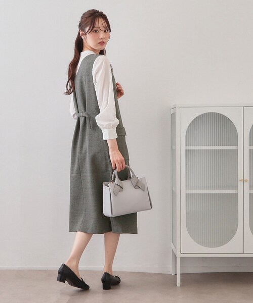 iΦ【1週間コーデ】ensuite 16点 タグ付きあり 夏服 レディース index（インデックス） ワンピース サマーツイード前開きジャンスカ