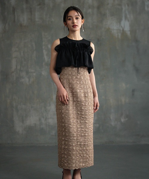 「DRESS PLUS」 ドッキングワンピース M ブラック レディース_画像2