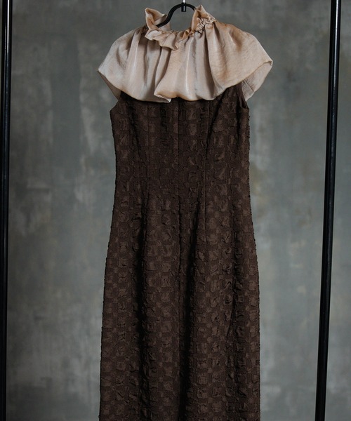 「DRESS PLUS」 ドッキングワンピース M ブラック レディース_画像9