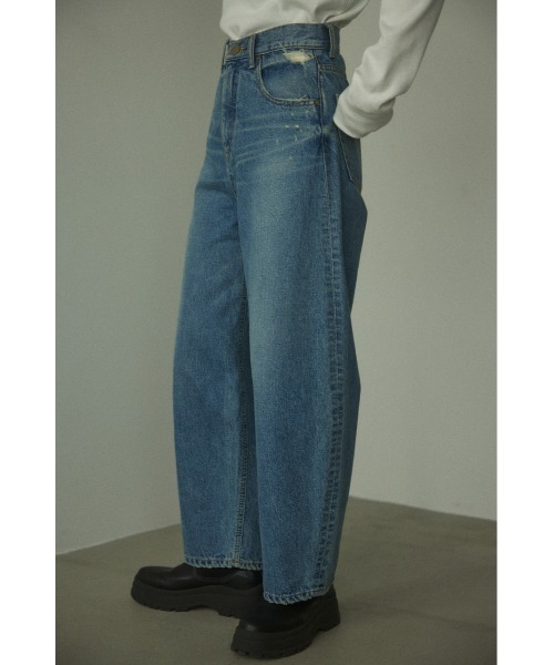「BLACK BY MOUSSY」 デニムパンツ 25inch ブルー レディースの画像