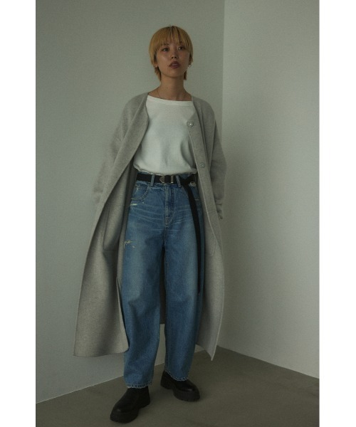 「BLACK BY MOUSSY」 デニムパンツ 25inch ブルー レディースの画像