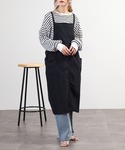 エプロン 撥水コンパクト収納フロント切替エプロンの詳細画像2