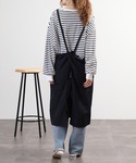 エプロン 撥水コンパクト収納フロント切替エプロンの詳細画像4