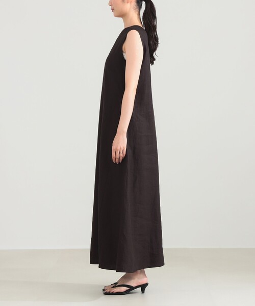 新品 タグ付Demi-Luxe BEAMS＊麻100%リネン 2wayワンピース Demi-Luxe BEAMS（デミルクス ビームス） ワンピース シンプル リネン