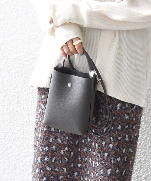 「SHIPS any」 2WAYバッグ ONE SIZE シルバー レディース_画像4