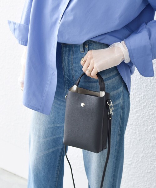 「SHIPS any」 2WAYバッグ ONE SIZE シルバー レディース_画像7