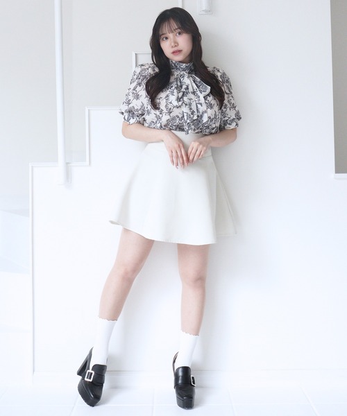 「TITTY&CO.」 半袖ブラウス FREE ピンク レディース_画像8