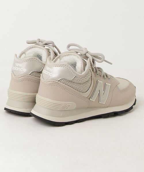New Balance（ニューバランス） ハイカットスニーカー 23.5cm ベージュ