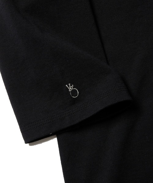 「VIRGOwearworks」 7分袖Tシャツ 3 チャコールグレー メンズ_画像4
