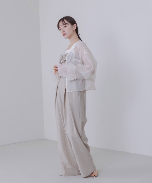 「Eimee Law」 長袖ブラウス FREE ダークベージュ レディース_画像2