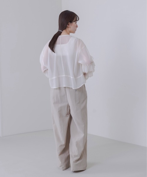 「Eimee Law」 長袖ブラウス FREE ダークベージュ レディース_画像3