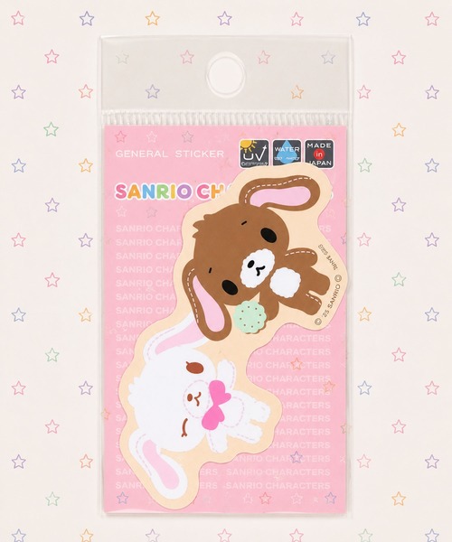 nini toys ステッカー 「nini toys」「シュガーバニーズ」モチーフ