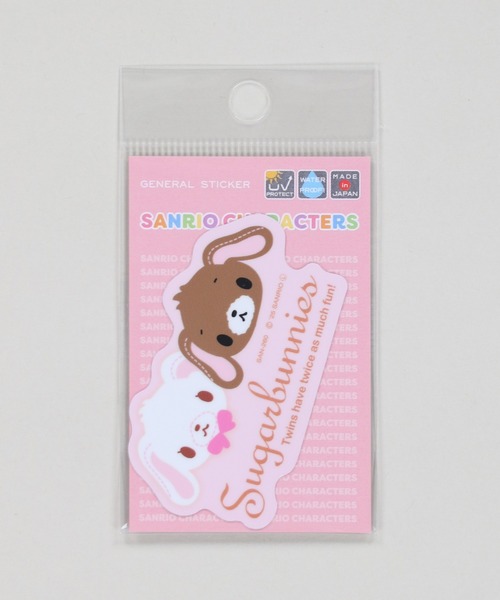 nini toys ステッカー 「nini toys」「シュガーバニーズ」モチーフ