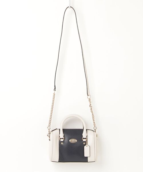 COACH（コーチ） ワンポイント2WAYバッグ - ネイビー レディース