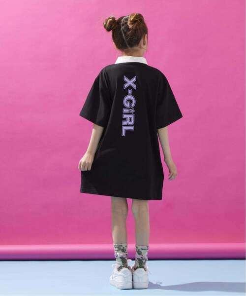 ワンピース 「サーティワン アイスクリーム」ラガーミニ丈Tワンピース キッズ 子供服 女の子の画像