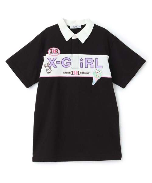ワンピース 「サーティワン アイスクリーム」ラガーミニ丈Tワンピース キッズ 子供服 女の子の画像