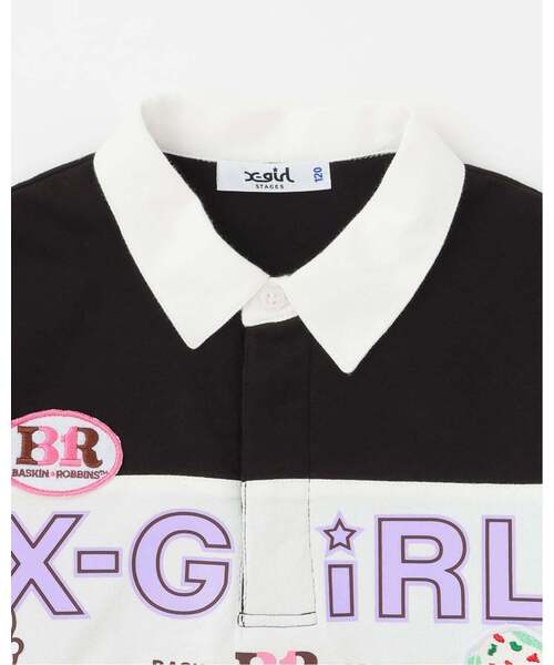 ワンピース 「サーティワン アイスクリーム」ラガーミニ丈Tワンピース キッズ 子供服 女の子の画像