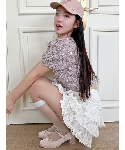 「Chacott」 パンプス L ブラック レディース_画像6